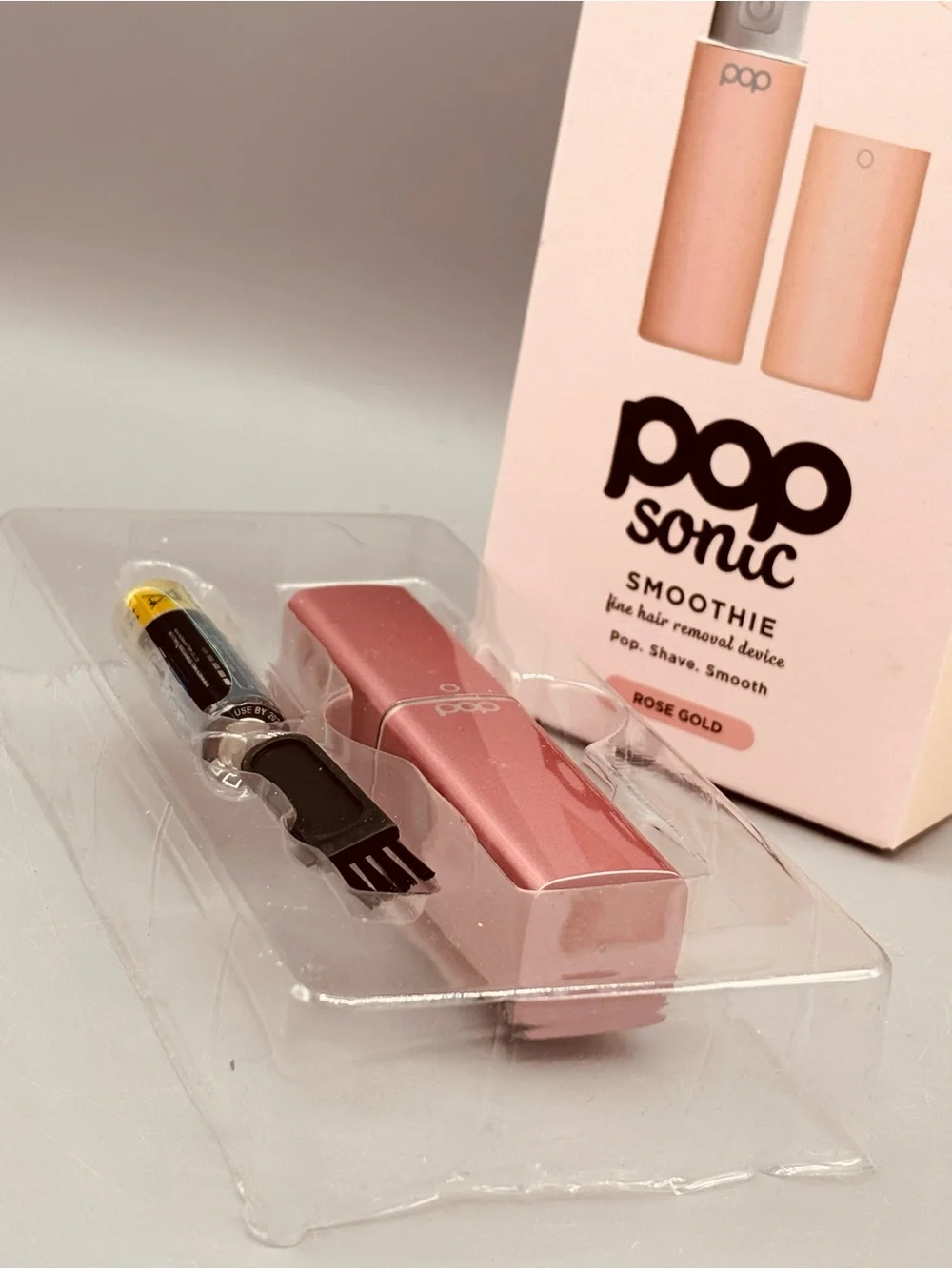 pop Sonic Smoothie Facial Cleansing Device - Rose Gold